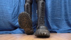 Bored 19 yo girl in Doctor Martens leather high boots spends the time, fc120h 720p