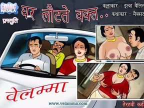 Velamma Episode 13 Hindi - Yatra ke madhya me