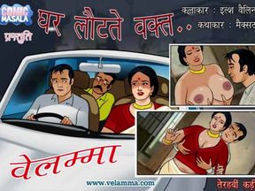 Velamma Episode 13 Hindi - Yatra ke madhya me
