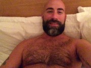Sit on Daddy's Dick - Hairy Daddy Talks Dirty to Camera - Damon Andros
