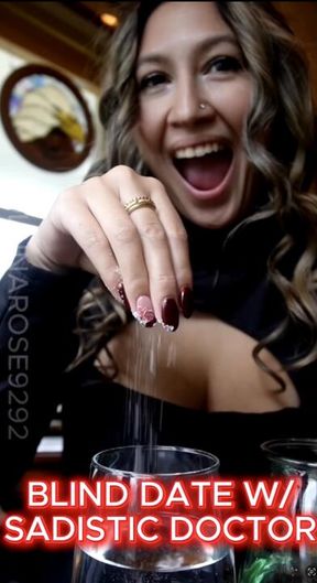 POV Blind Date with Sadistic Dr. Luna, you wake up in her chair for your penectomy! But I get to play before the grand finale!😈🧤🔪🍆💦❤️