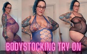 Bodystocking Try on Whilst 37 Weeks Pregnant!