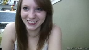 Toilet slut sucking cock