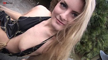 Hungarian Teen Pornstar Masturbates Outdoor with her Beetle