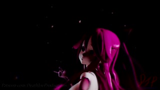 MMD R18 nude  Pink Yamakaze Shake it 105