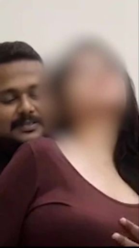 Curvy Indian couple gets naughty with a threesome and big natural tits