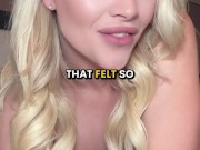 Don't Keep Hot Blonde MILF Perfect Little Mouth Waiting
