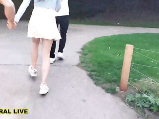 Plump Butt Freedom Lover Briseida Myers Screwed in Public Park and Double Permeated