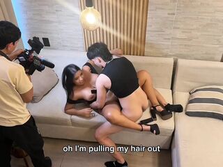 Large-ass Stepmom and Her Large-cocked Stepson End up Having Sex on the Sofa