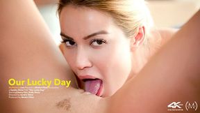 Brilliant Cherry and Dolly's natural tits action