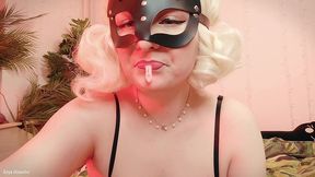 jerk off instructions joi wearing rabbit mask dirty talk pov