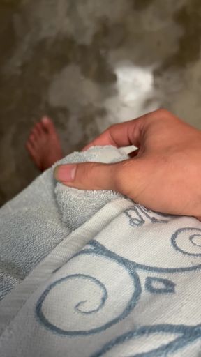 18 year old boy tries cock sucking and bathing