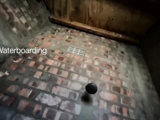 Dominant-bitch Headmistress April - Waterboarding - Enslave two