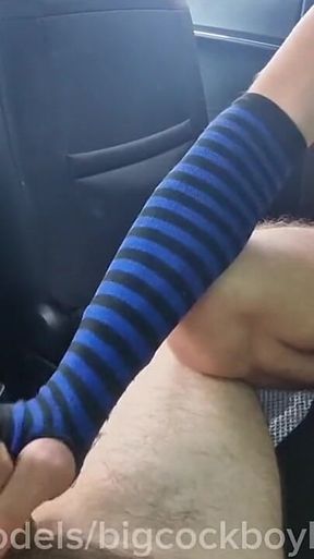 This Is a Shock - Stick Your Dick Deeper Into Me and Fuck Me on the Highway Until You Cum in My Ass, They Saw Us