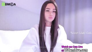 Honey Wanks on Cam: Part 3: Steamy Tgirl and her Brunette GF Get Wet and Wild in Lingerie