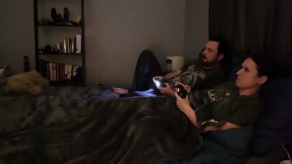 Petite teen's tiny pussy stretched beyond belief by thick black shaft