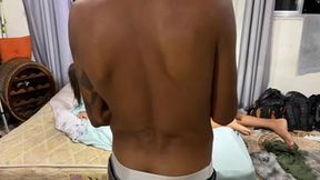 fudi a mulher do corno e deixei ele de castigo olhando