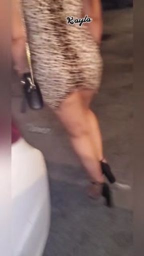 Big Booty Walking Around in Public