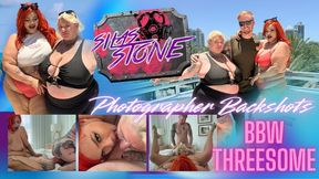 Photographer Backshots BBW Threesome