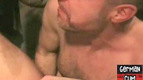 German DILFs fisting and having oral during group sex