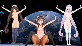 Nekopara - Sex &amp; Dance (A XXX Parody)