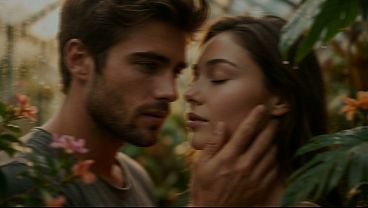 Valentina, a beautiful young millionaire flirts with the family gardener hidden from her parents, Mateo fucks her without mercy - porn in Spanish - audio in Spanish - ai porn
