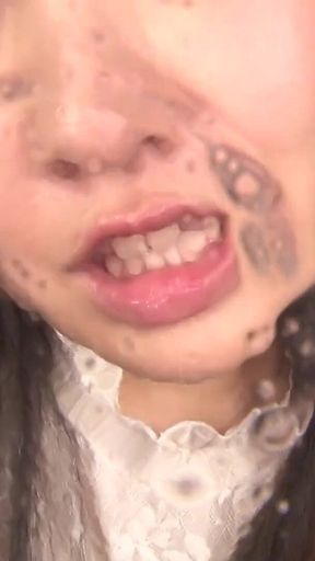 Smile Baby Taste Sour Breath, Spit Smearing Your Face as Yukari Miyazawa Milks You