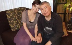 Hot Japanese MILF gets fucked hard by hot cock while her cuckold husband watches