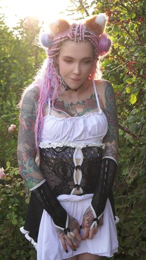 Who wants to see under my maid skirt?