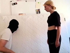 German Balls Busted - Emo Girl Ballbusting