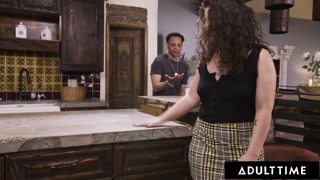 ADULT TIME - Desperate For Dick Victoria Voxxx Fucks Her Scrawny Roommate So She Can FINALLY Cum!