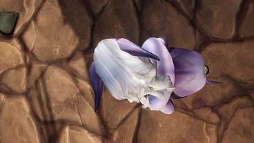 Draenei Grinding on a Pole in broad Daylight - Warcraft Porn Parody