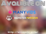 Alisya JC anal orgasm with big dildo