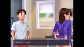 Summertime Saga: I fucked old Roz and we got everything for Roxy stepmom