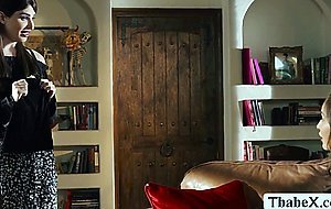 Busty shemale Natalie Mars hardcore banged petite babe pussy