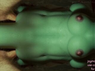 Screwing An Alien In The Mirror Dimension! (Enjoyment Model Doll, Sorceress 105cm)