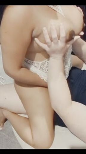 Brown milf rides bwc to orgasm