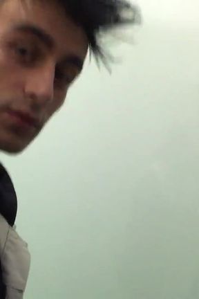 Fat Cock with Fat Balls Pissing at the Shopping Mall