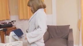 Hana Aoyami's Sizzling Surprise Insertion Behind-the-Scenes at Female Fever Land