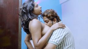 Hot indian grils alone at home her naghbour comes home secretry