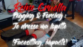 Je dresse ma lopette - I'm training my submissive  (facesitting, pegging)