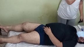 Nurse deepthroats massive dick until your blue balls explode