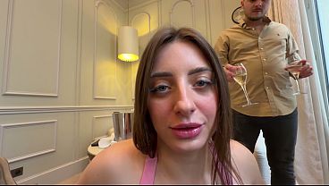 Hot Threesome with a Sexy BBC Receptionist and My Boyfriend - Luna Doll