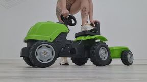My Sneakers vs Tractor Strength – Toy Car Crush Test