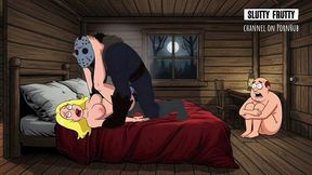 Halloween Special: Jason Fucks Students At Camp Crystal Lake. Friday The 13th Parody. Cartoon
