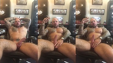 Jason Collins cigar smoking with a raging hard-on!