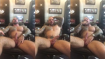 Jason Collins cigar smoking with a raging hard-on!