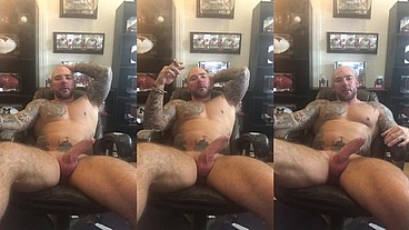 Jason Collins cigar smoking with a raging hard-on!