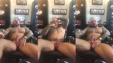 Jason Collins cigar smoking with a raging hard-on!