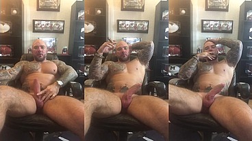 Jason Collins cigar smoking with a raging hard-on!